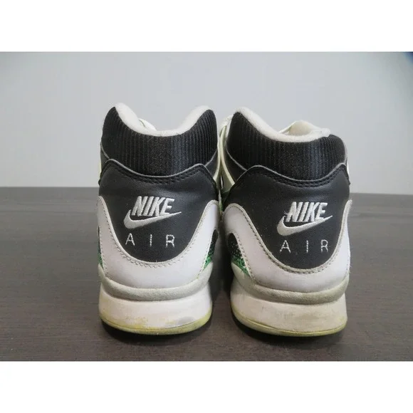 Nike Air Tech Challenge II Shoes Mens 8.5 White Green Tennis Sneakers 318408-100 - Picture 5 of 10